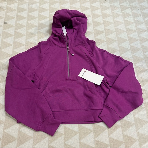 Lululemon Scuba Oversized Half-Zip Hoodie. XS/S moonlit magenta - Picture 1 of 3